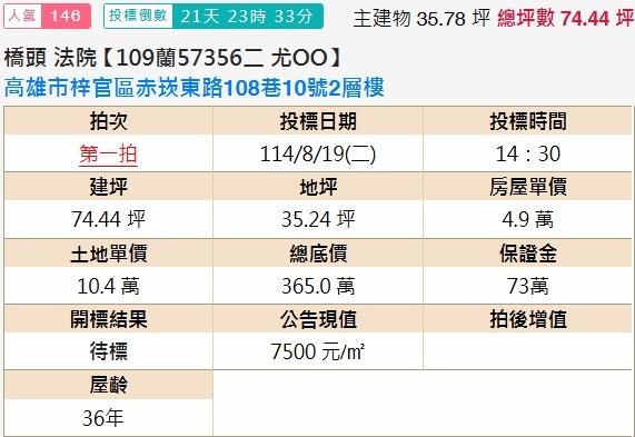 梓官透天法拍-1