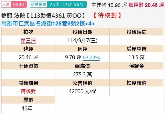 仁武法拍公寓-1
