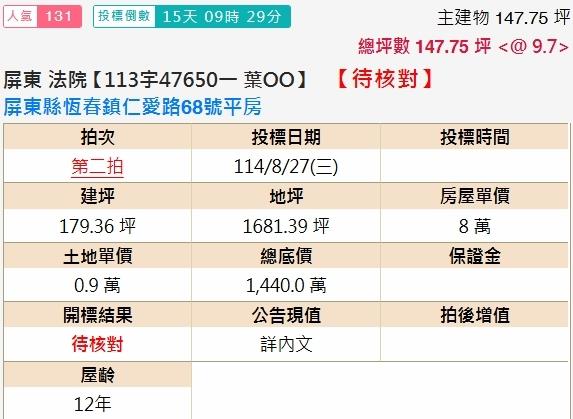 屏東廠房拍賣-1