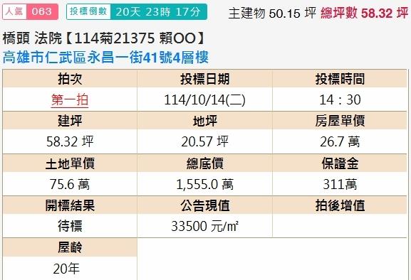 仁武拍賣透天-1