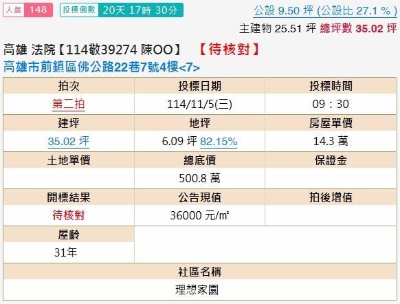 前鎮大樓法拍-1